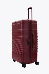 The Large Check-In Roller in Burgundy